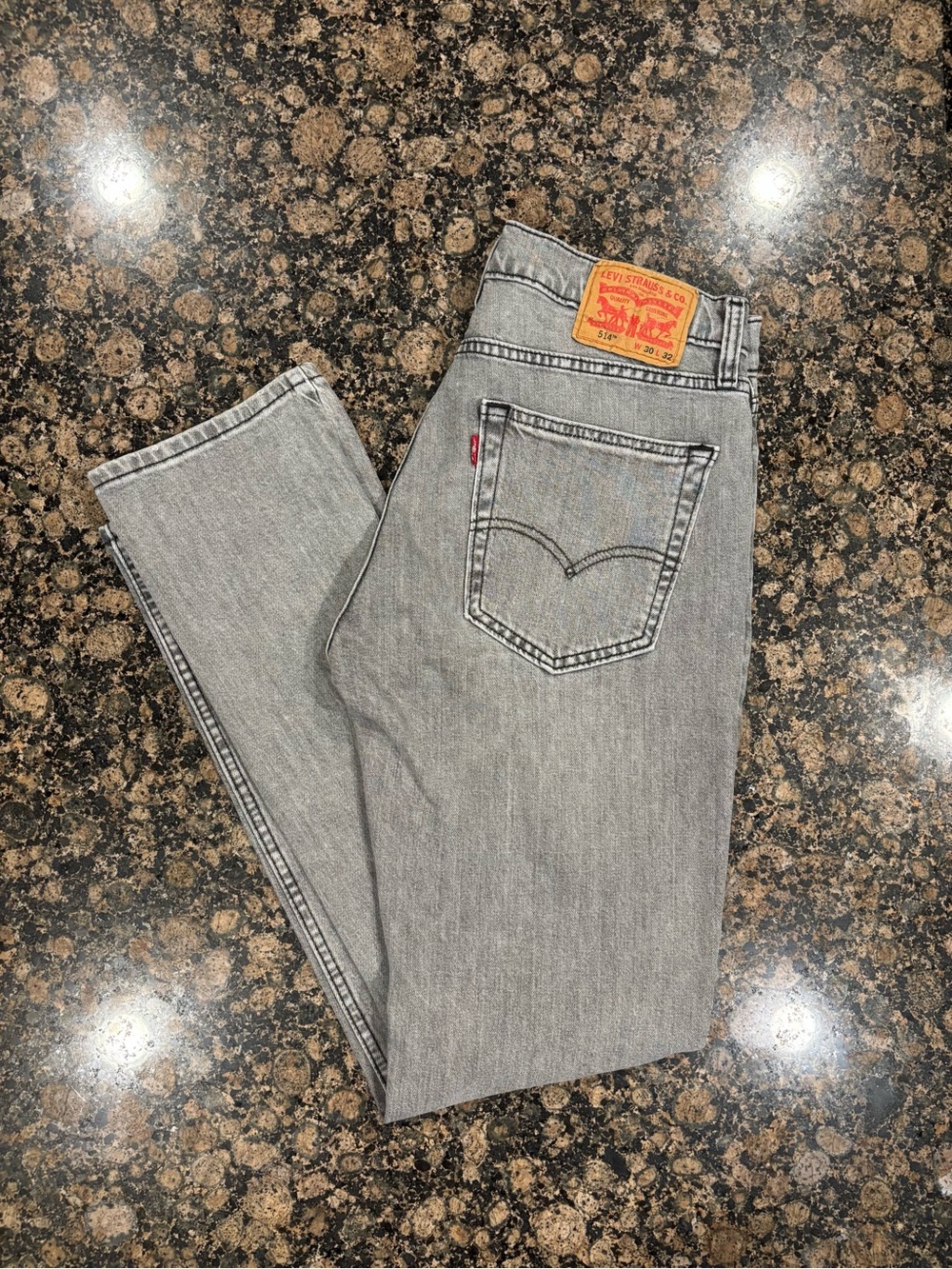 Levi's Classic Straight Leg 514 Grey Jeans